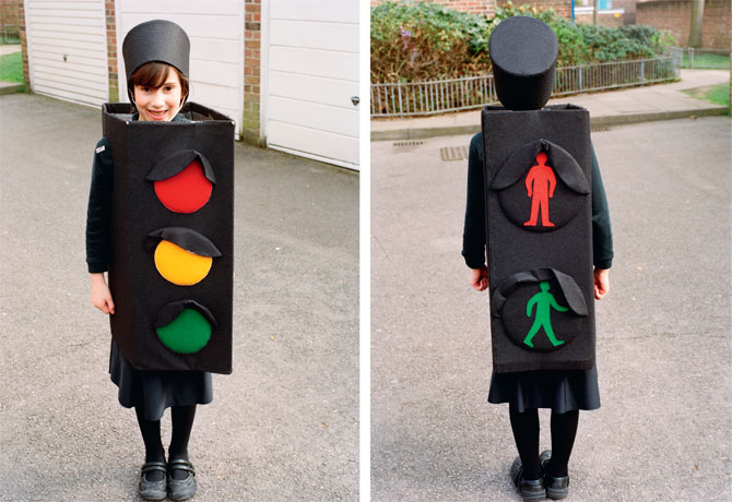 How to make traffic signal | Fancy Dress Idea - YouTube