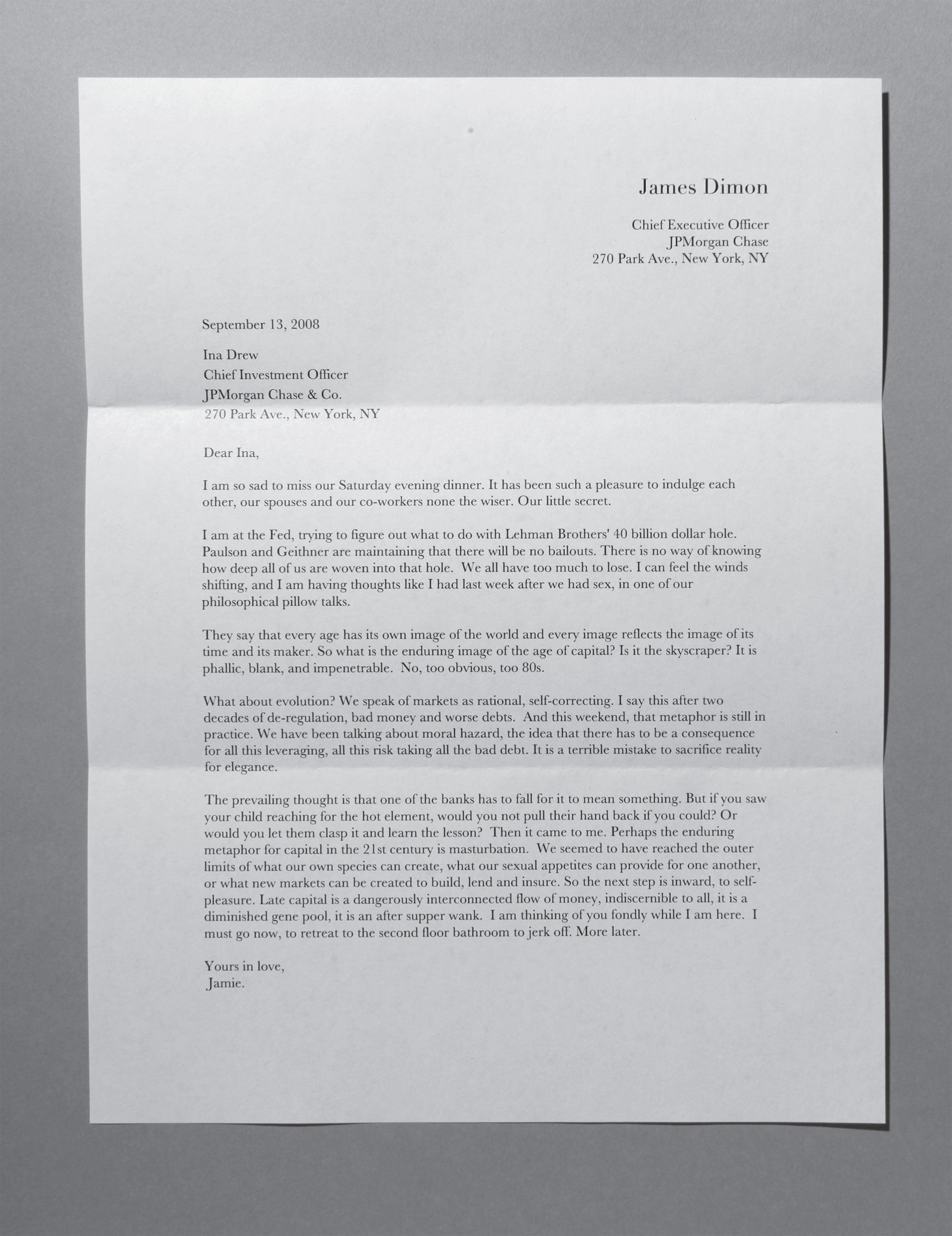 a letter to jamie dimon bitcoin